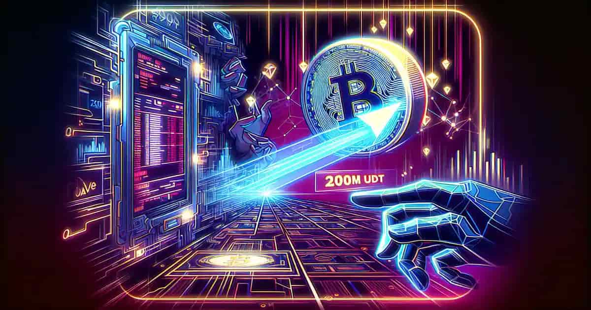 Le transfert de 200 millions de dollars USDT : Décodage des stratégies DeFi et du sentiment du marché