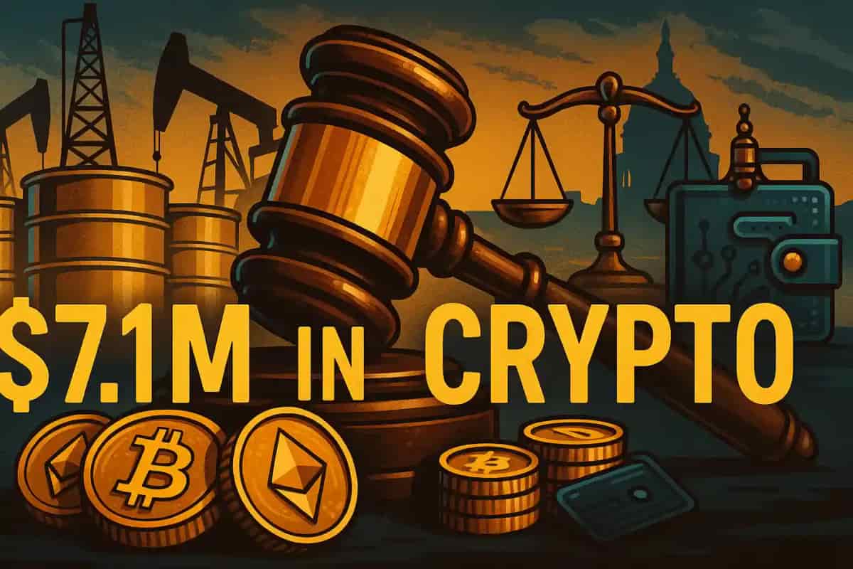 Les États-Unis cherchent à confisquer 7,1 millions de dollars en crypto provenant d'une escroquerie dans les investissements pétroliers et gaziers