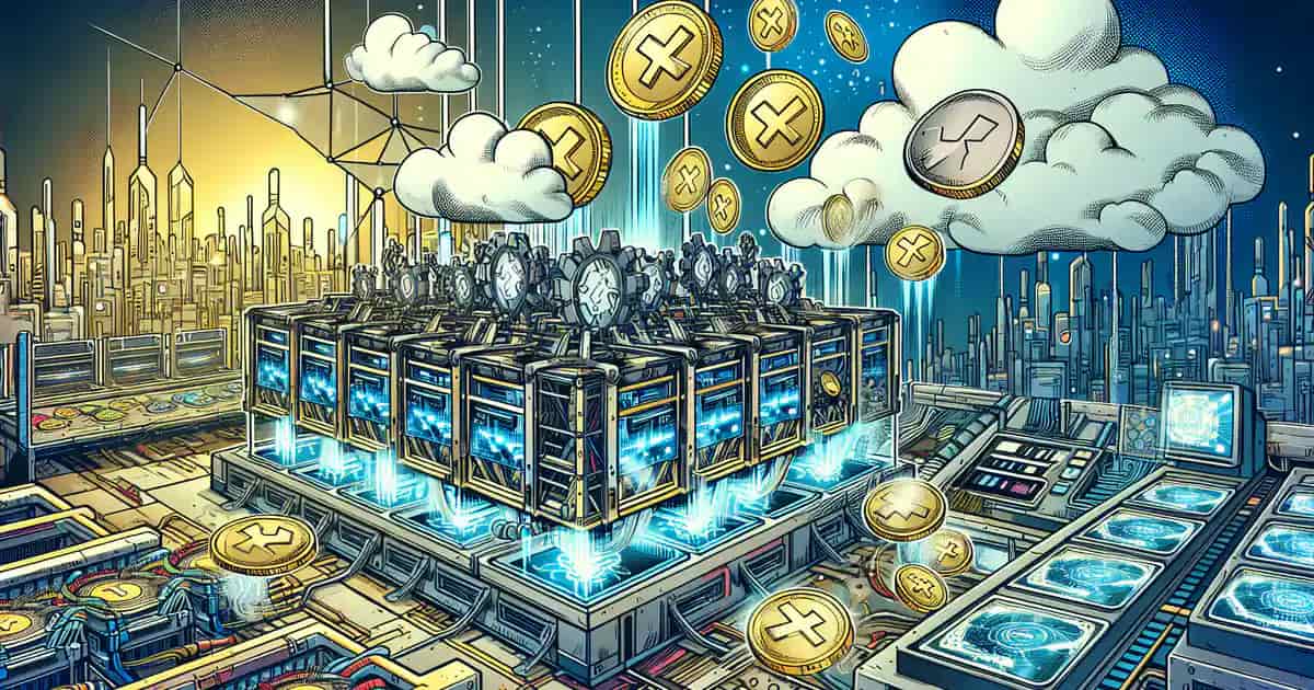 Société de minage de cryptomonnaies présente des contrats de cloud mining XRP pour la génération de revenus passifs