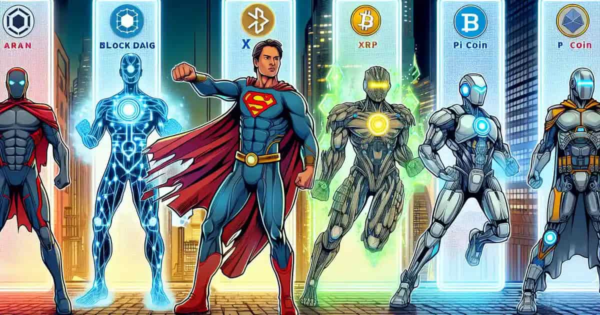 Exploration de la montée de BlockDAG, XRP, Pi Coin et SUI en juillet