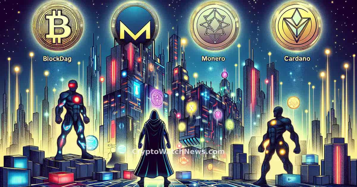 Exploration des meilleurs choix de crypto : BlockDAG, Monero, Cardano et Chainlink