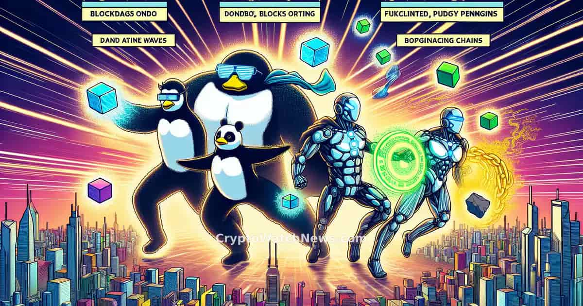 Top 2025 Altcoins: Analyse de BlockDAG, Ondo, Chainlink et Pudgy Penguins