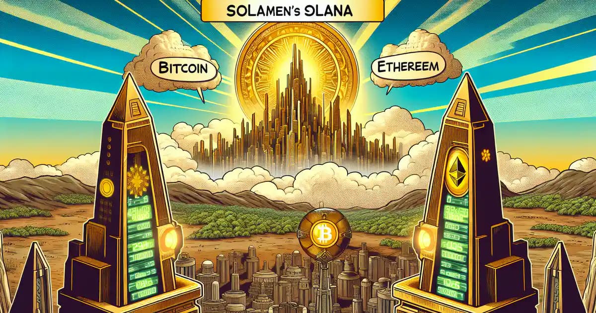 Solana Outshines Ethereum and Bitcoin in Network Growth Metrics
