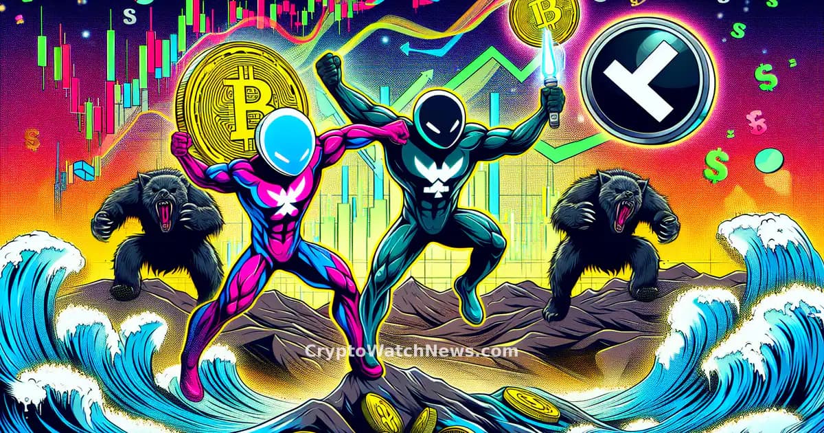 Crypto-actifs enregistrant de fortes baisses sous pression baissière