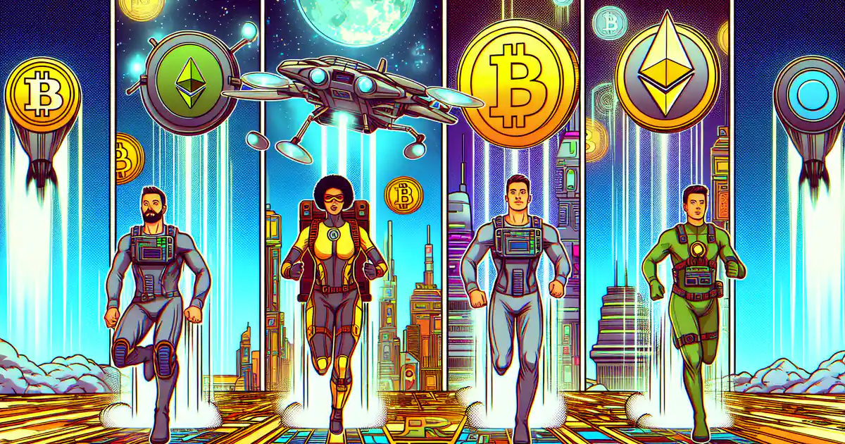 Marché des cryptomonnaies voit de l'optimisme alors que Bitcoin, Ether et XRP gagnent du terrain