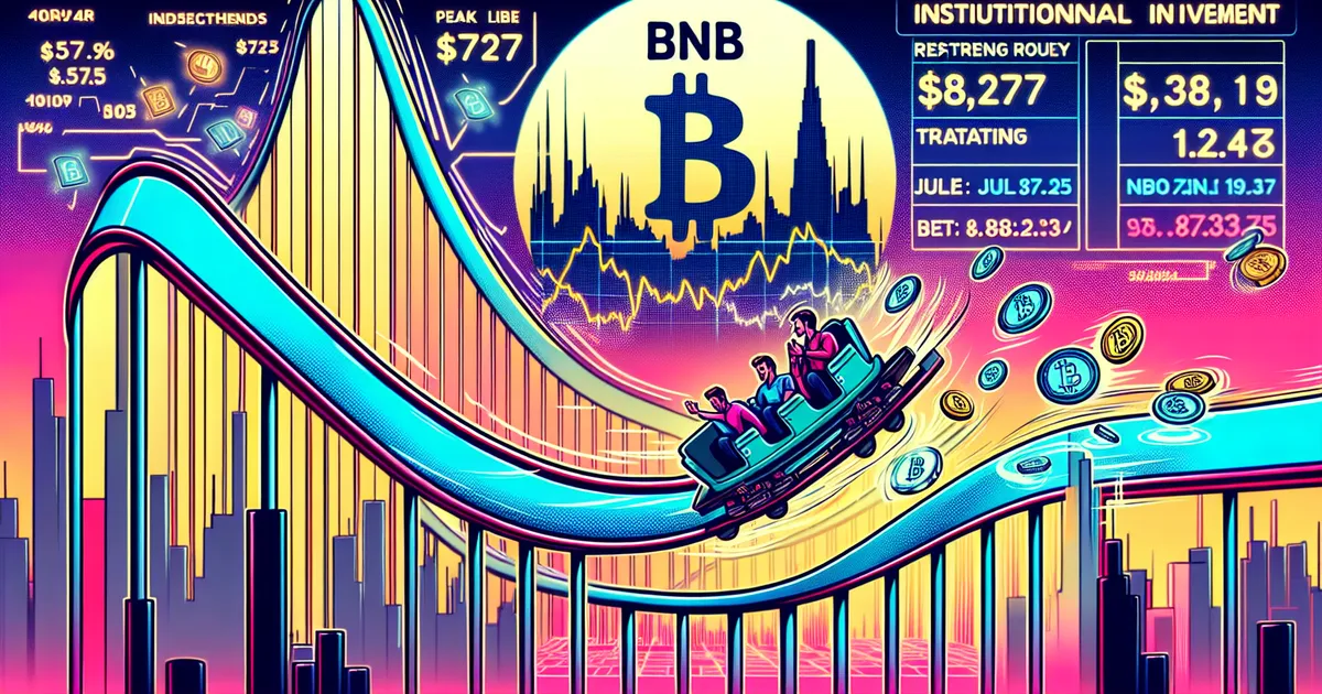 La pièce Binance (BNB) atteint un niveau record avant de reculer