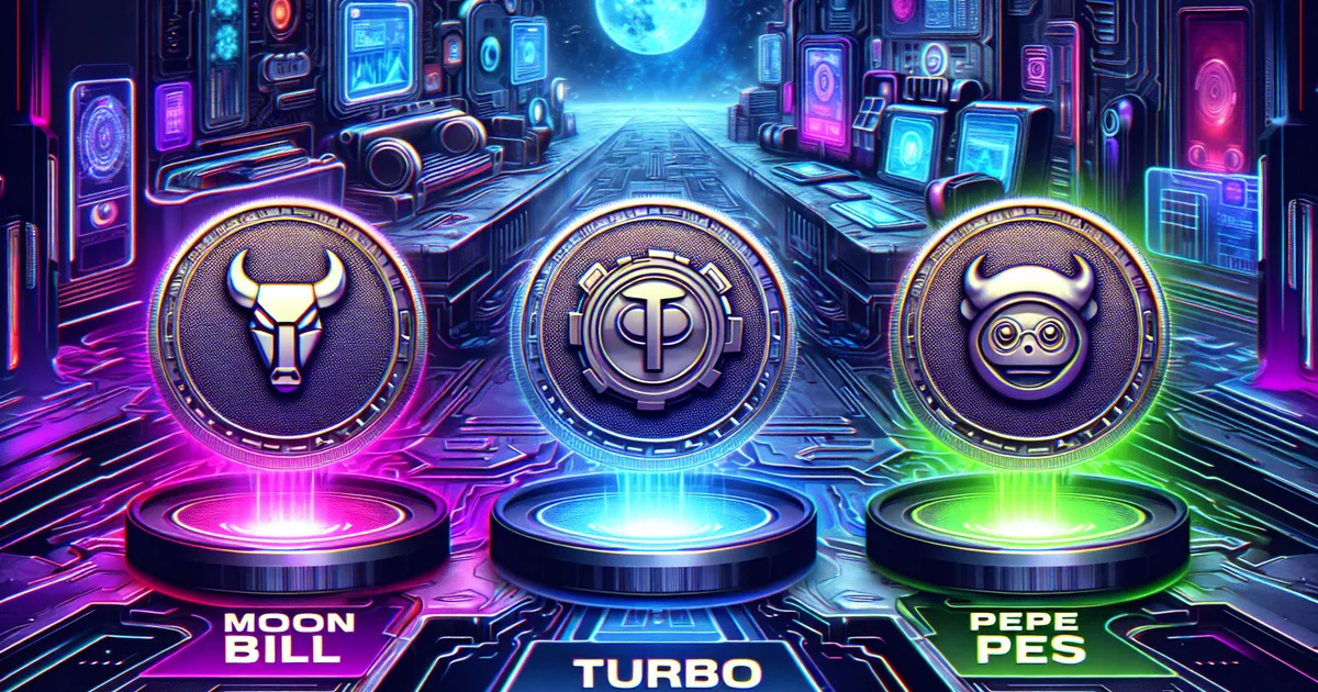 Explorer le buzz autour des Meme Coins : MoonBull, Turbo et Pepe