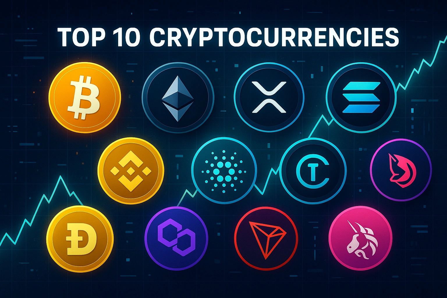 Top 10 des crypto-monnaies